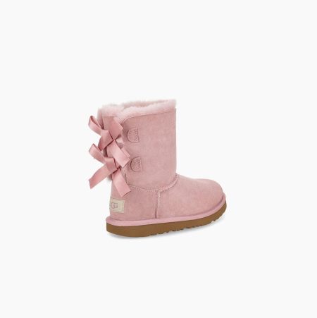 UGG Bailey Bow II Pink Boots for Kids (VJAM17804)